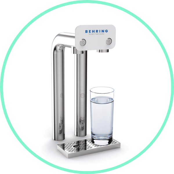 Fontaine a eau, machine eau gazeuse, distributeur d eau, machine eau  pétillante - Piccola 15 Fizz, sur la table